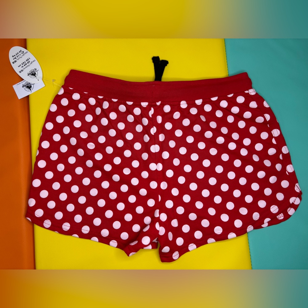 Disney Parks Minnie Mouse Polka Dot Shorts Youth Size XL New with Tags‎ - Picture 2 of 4